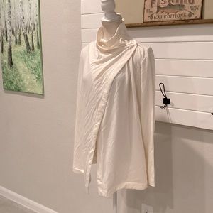 Old Navy Active Cream Wrap Sweater